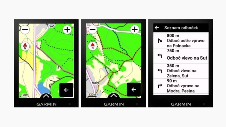 Mapové podklady pro Garmin Edge